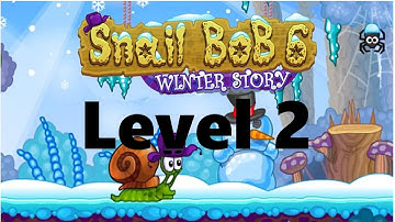 Snail Bob 6: Winter Story - Walkthrough Level 2