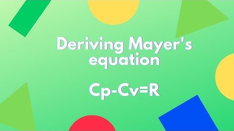 Deriving Mayer