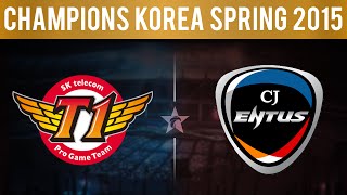 SKT vs CJ, Game 5 | LCK Spring 2015 - Playoffs | SK Telecom T1 vs CJ Entus