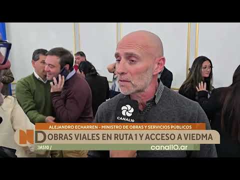 Ruta 1 y acceso a San Javier: avanza la repavimentación y confirman obras clave