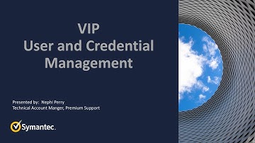 VIP User and Credential Management