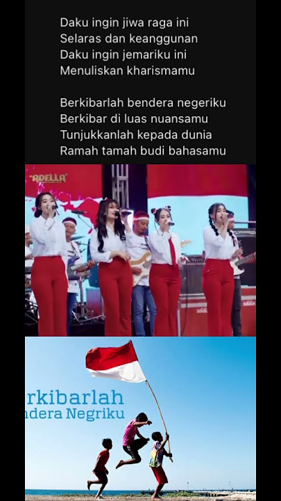 BERKIBARLAH BENDERA NEGERIKU - ADELLA GIRLS - OM ADELLA #shortsviral #berkibarlahbenderanegriku #fyp