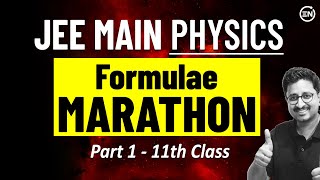 JEE MAIN 2024 : Complete Formula Revision - Part 1 | Physics Marathon | Eduniti | Mohit Sir