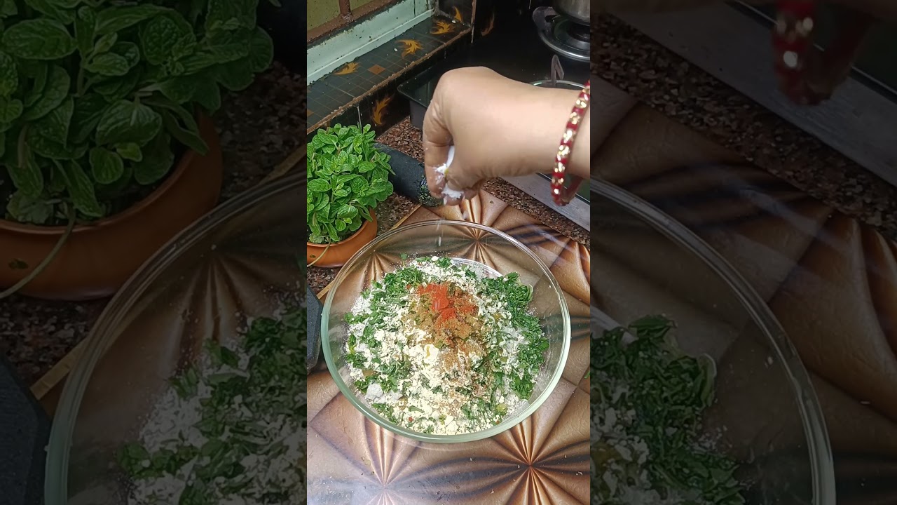 BAJAR METHI Paratha #cookingshow #recipe #shorts #bajara