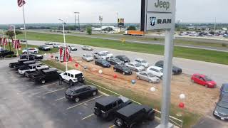 Food Drive at Brown Dodge RAM Chrysler Jeep in Devine