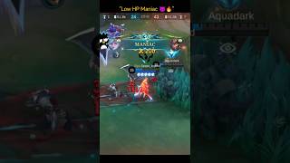 Low HP… Maniac 😈🔥 #MOBA55Creator #MOBA55Ninja