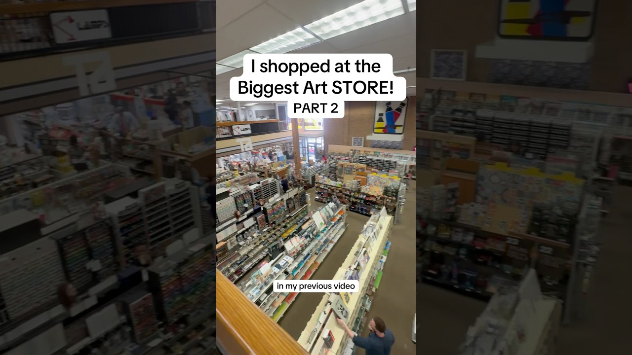 I shopped at Biggest ART STORE! 
