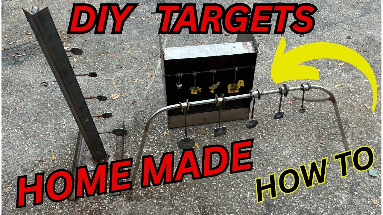 DIY HOME MADE SHOOTING TARGETS A HOW TO - YouTube