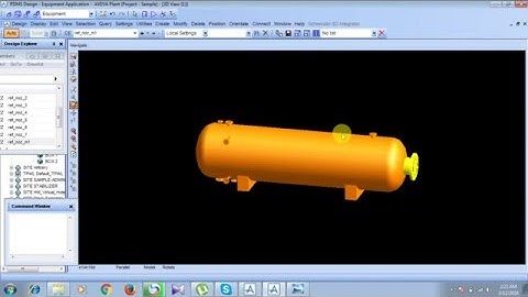 pdms tutorial nozzle modelling of d1201