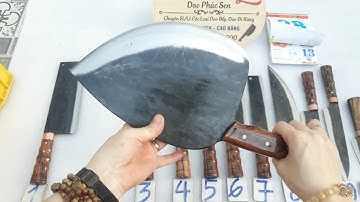 #Dao_Phúc_Sen #Dao_Bếp DAO BẾP TRUYỀN THỐNG NHÍP ĐỎ SIÊU SẮC BÉN CHUẨN PHÚC SEN (0384.729.800)