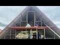 How to build A cabin frame house | DIY