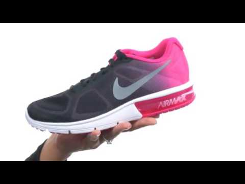 nike air max sequent black and pink