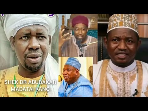 SHEIKH DR ABUBAKAR MADATAI YA RABA GARDAMA AKAN CECEKUCE DA AKE AKAN HUKUNCIN ABDULJABBARU