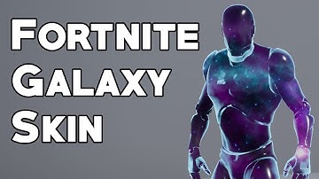 UE4-tutorial: Galaxy-skin (Fortnite)