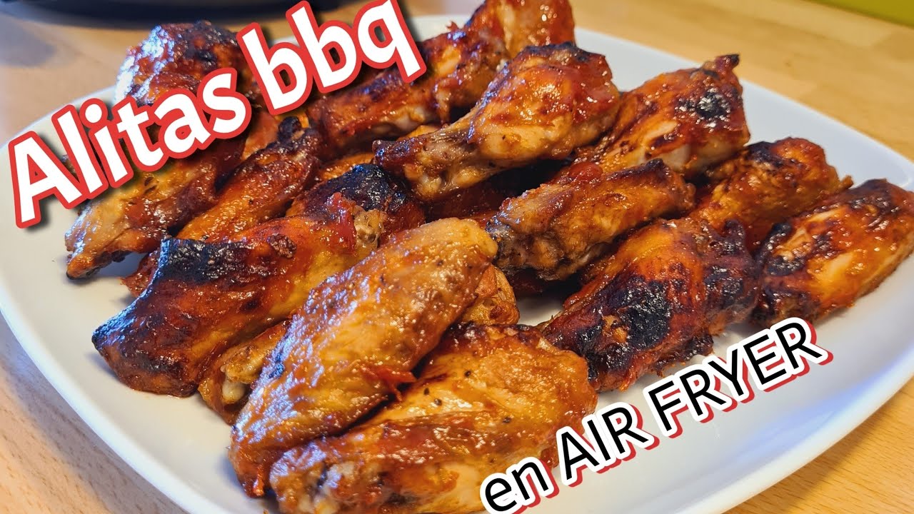 ALITAS BBQ EN FREIDORA DE AIRE
