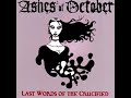 Ashes Of October-Last Words Of The Crucified