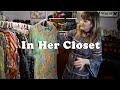 IN HER CLOSET Feat. Amanda | Thrifted 70s 80s Dresses 90s Boots | Tiny Acorn