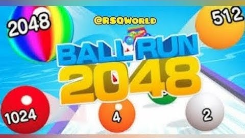 Ball Run 2048 game - Level  201 to 220 Gameplay