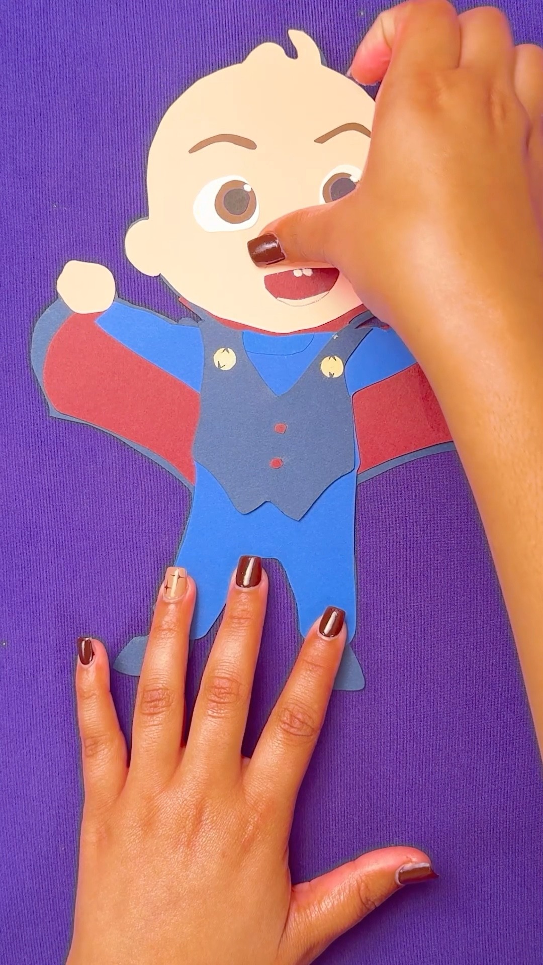 Easy CoComelon Halloween Crafts! DIY Vampire ?JJ Costume 1-2-3! #shorts #cocomelon