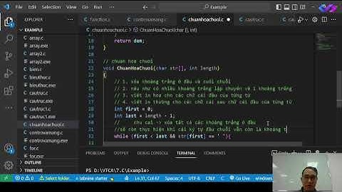 Chuẩn hóa chuỗi