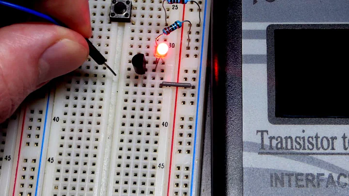 N Channel Enhancement Mode MOSFET wired as an electronics switch circuit using 2N7000