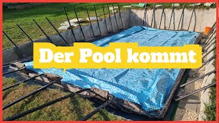 Jetzt Wird Der Frame Pool Aufgebaut - Untergrund Ist Fertig