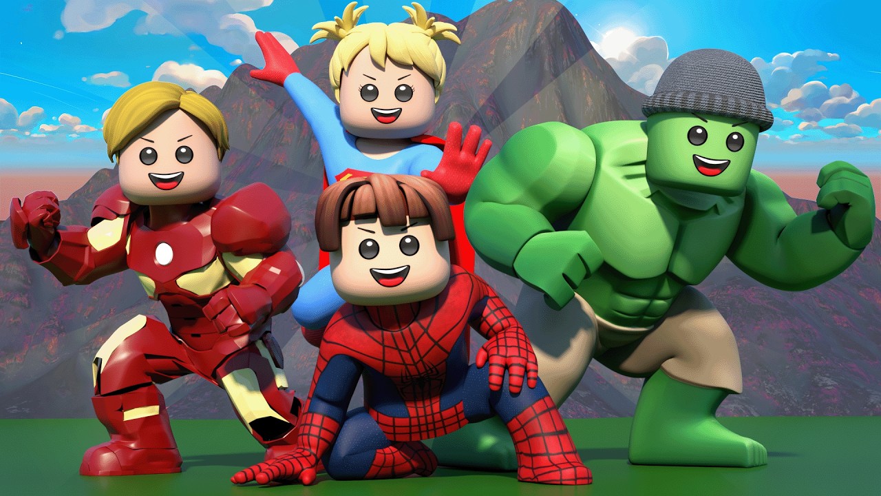 Приключения супергероя с маленькими волосами цвета бекона | ROBLOX Brookhaven 🏡RP - Roblox Knight