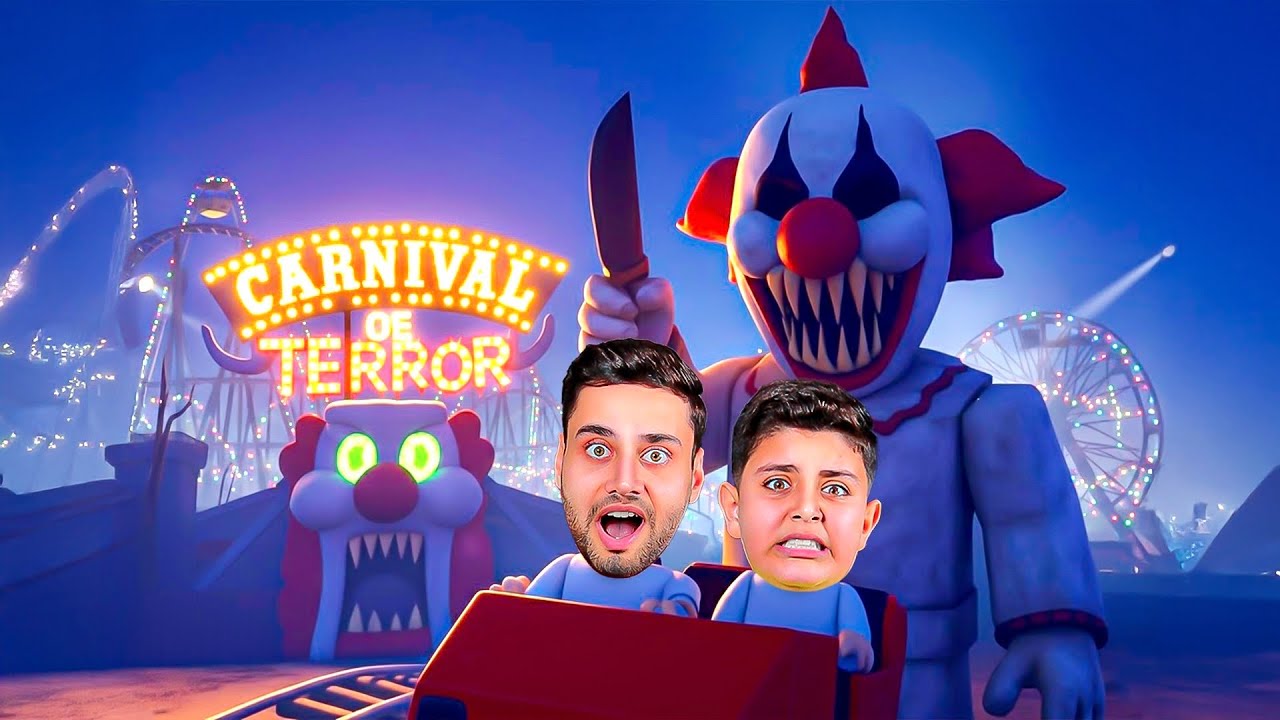 تحدي الهروب من ملاهي الرعب 😱 ROBLOX