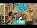 How To Bat Hang -TOE to MUSCLE UP CHALLENGE