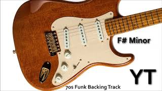 70s funk backing track f# minor