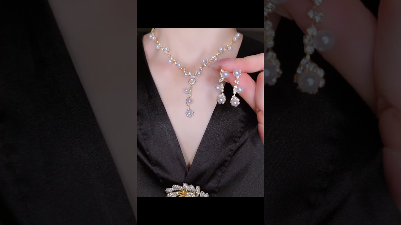 Unique & Creative Necklace & Earrings Designs! Unboxing Trendy Neckless Set 