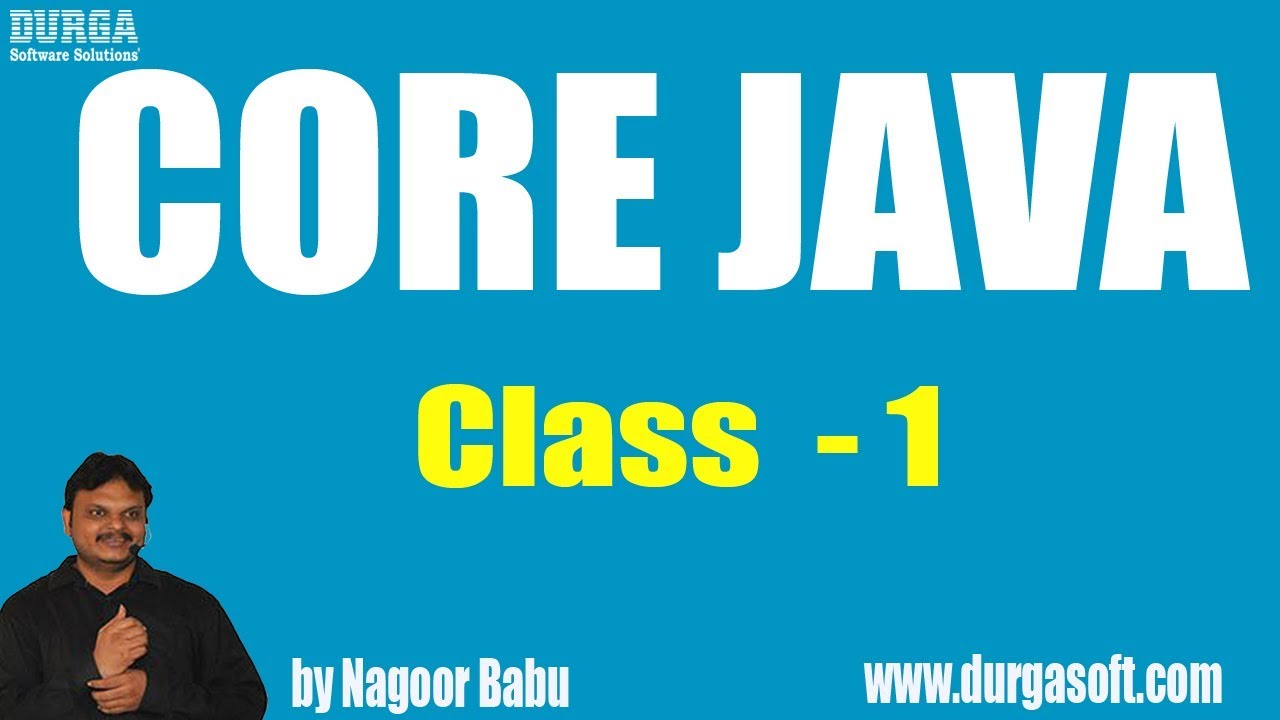 Learn Core Java Tutorial Online Training by Nagoor Babu sir On 19-05 ...