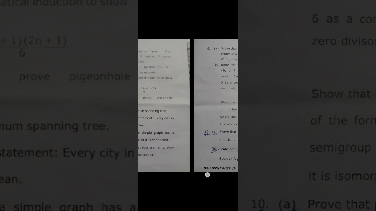 discrete mathematics question paper