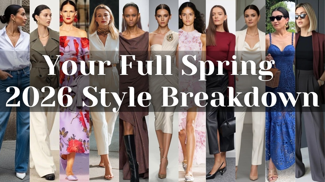 Spring 2026 Fashion Trends: Everything You Need to Know in One Video.