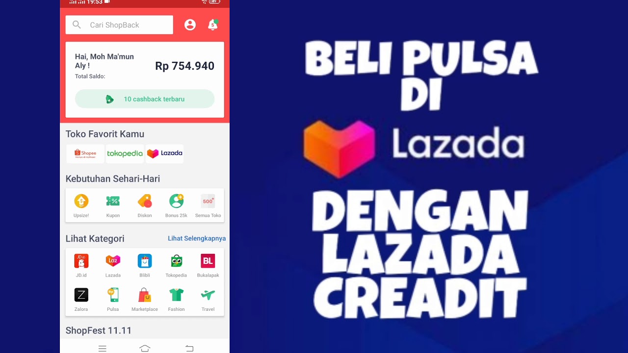 Cara Beli Pulsa Di Shopee. 