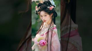 Lotus Fairy   Veil Glance 🌸✨#cosplay #lotusfairy #chinesestyle #hanfu #shorts