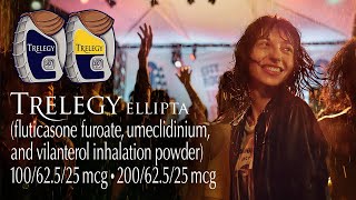 TRELEGY ELLIPTA (fluticasone furoate, umeclidinium, vilanterol) TV Commercial – City Concert