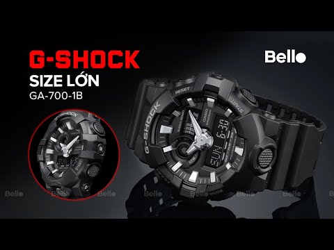 Video GA-700-1B - Đập hộp và chỉnh đồng hồ G-Shock size lớn - youtube