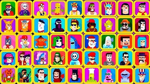 Bowmasters Buying all characters and upgrading to MAX level