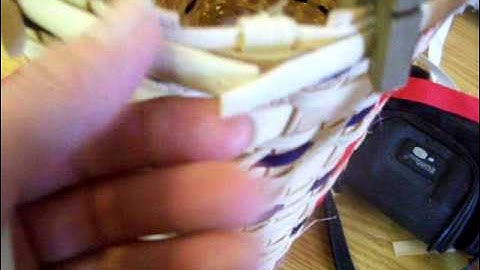 Nancy Today: 18 New England Basket workshop ASMR weaving basketmaking (basket making tutorial)