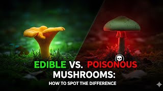 HOW TO SPOT THE DIFFERENCE BETWEEN EDIBLE AND POISONOUS MUSHROOMS?