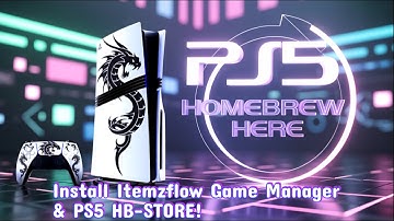 PS5 New Update 🔥 Y2JB + EtaHEN 2.4B: Install Itemzflow Game Manager & PS5 HB-STORE!