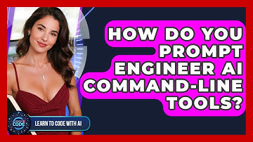How Do You Prompt Engineer AI Command-line Tools? - Learning To Code With AI