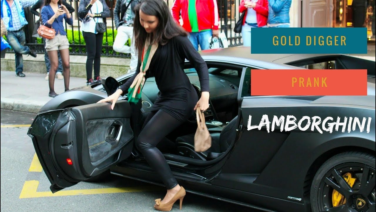 Lamborghini Gold Digger New Prank
