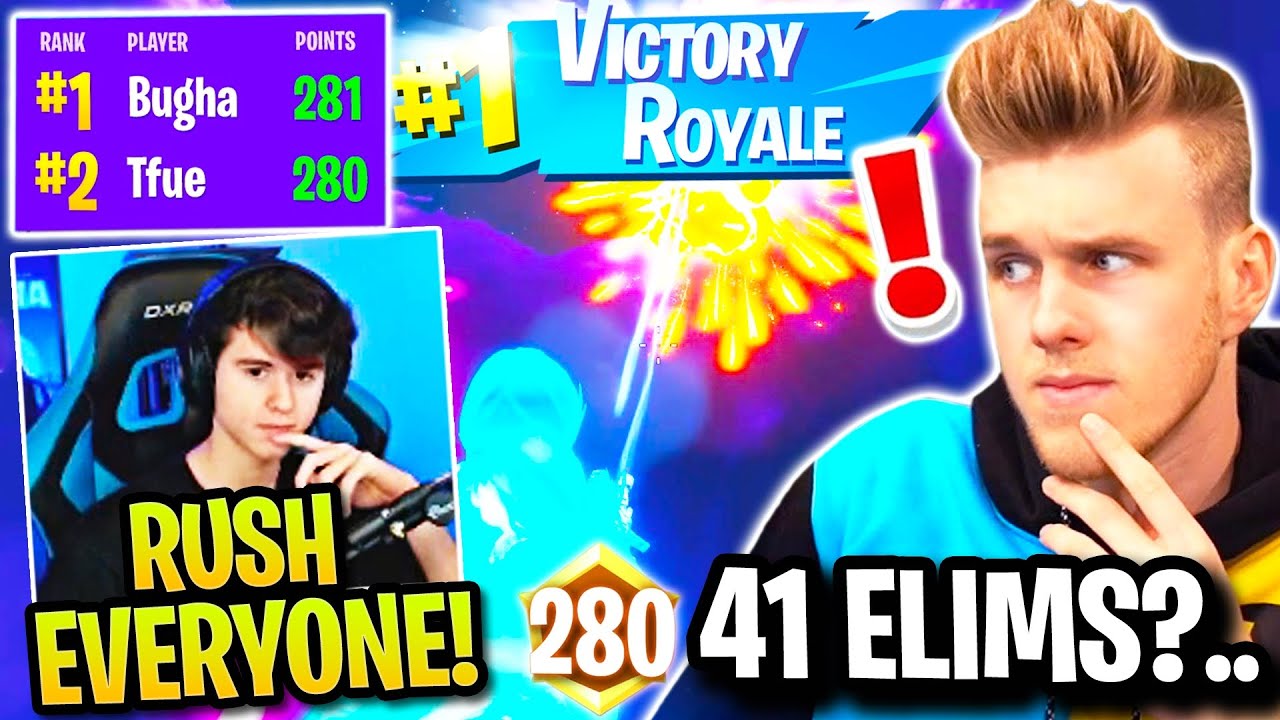 Bugha was FORCED to RUSH EVERYONE in LACHY CUP after TFUE Tried TAKING His Qualify! (Fortnite)