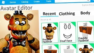 Making Freddy Fazbear A Roblox Account Fnaf Five Nights At Freddy S Youtube - fnaf clothes roblox id