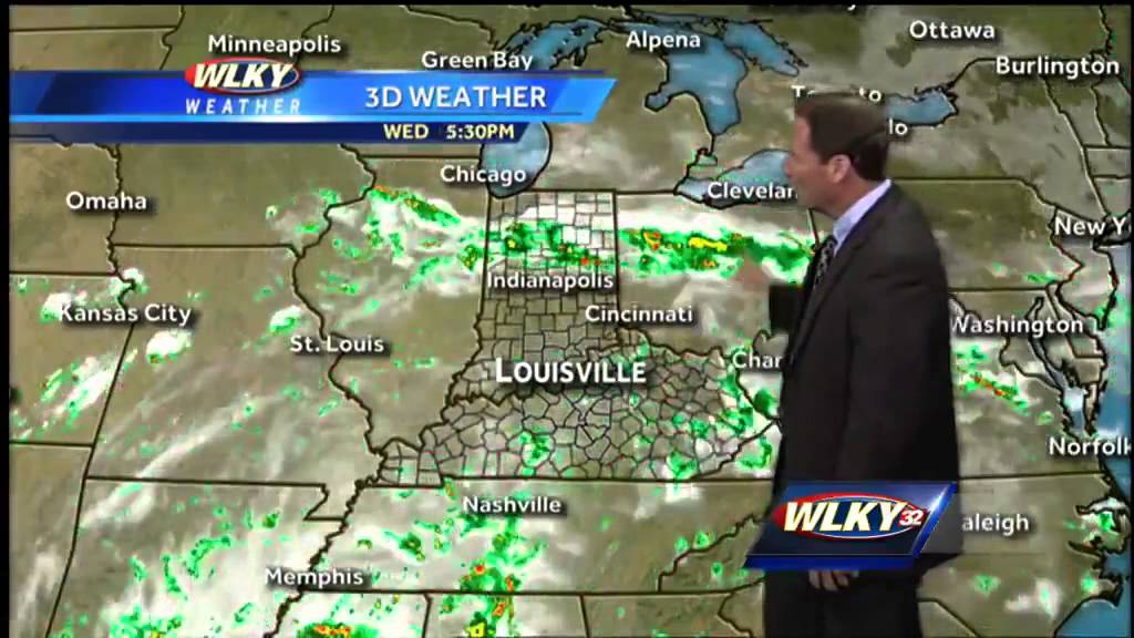 Scattered showers, storms expected Wednesday night - YouTube