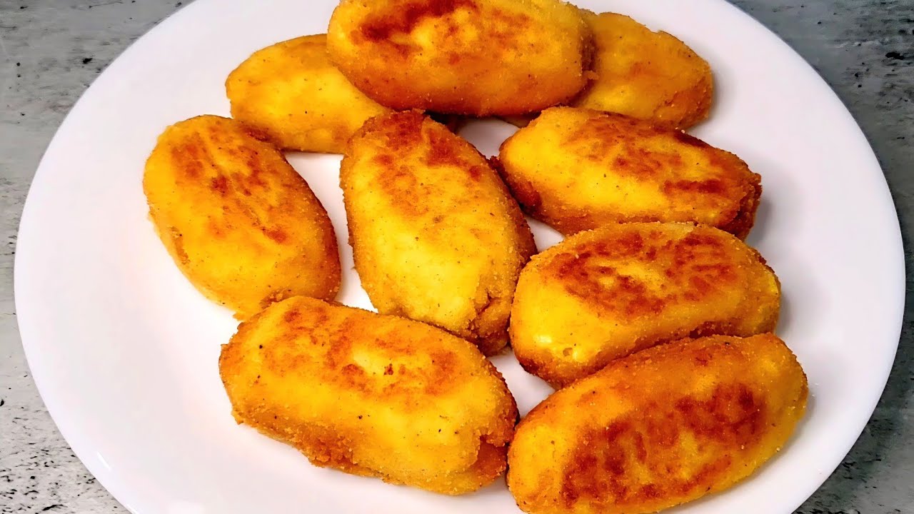 ‼️CROQUETAS MUY CREMOSAS EN 10 MINUTOS de MAIZENA y HUEVO al AJILLO‼️SIN HARINA croquetas baratitas👌