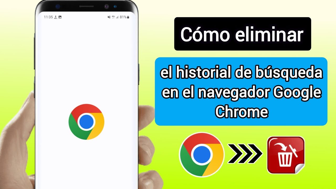 Cómo eliminar todo el historial de búsqueda en el navegador Google
