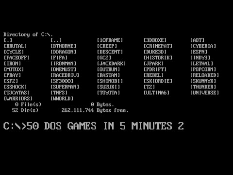 50 DOS games